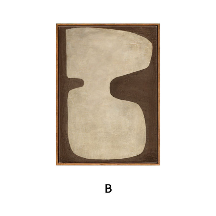 Abstract Minimalist Framed Artwork