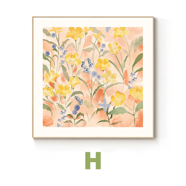 Floral Watercolor Wall Art