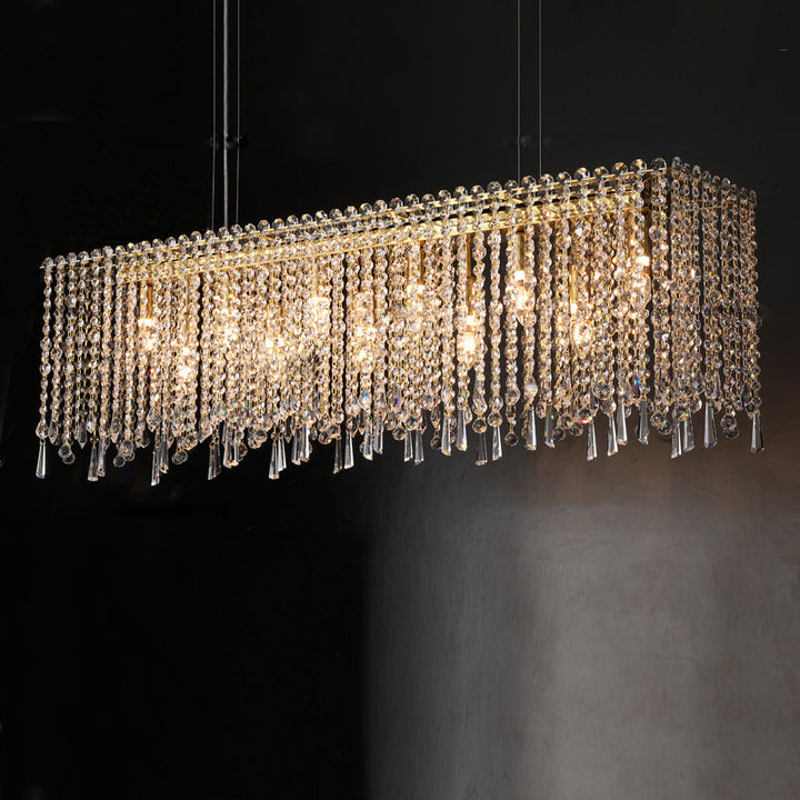 Crystal Cascade Chandelier