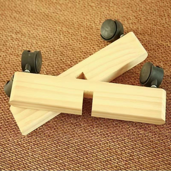 Wood shoe supports