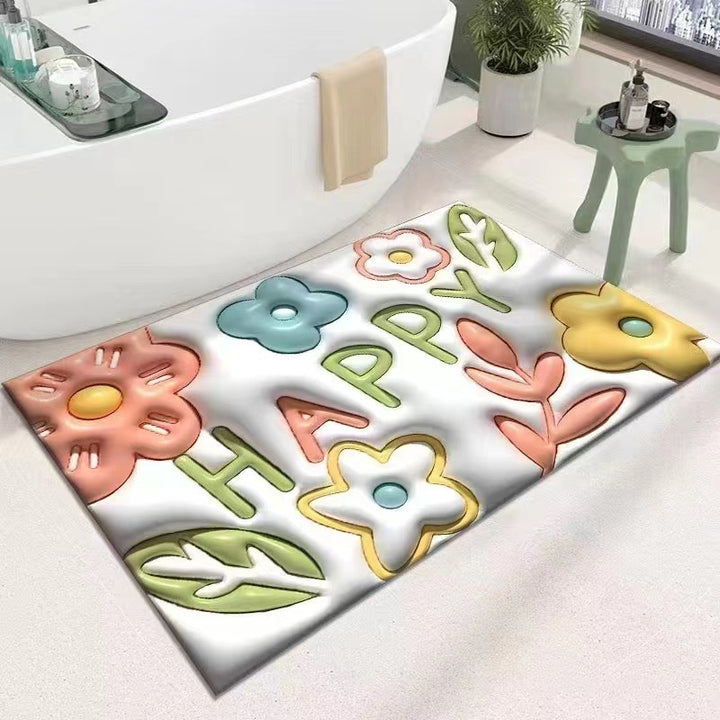 Cute Cartoon Cat Shape Bath Mat