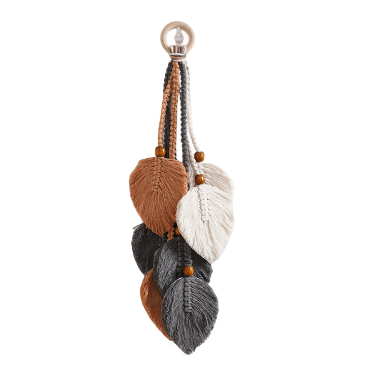 Macrame Leaf Wall Hanging Decor
