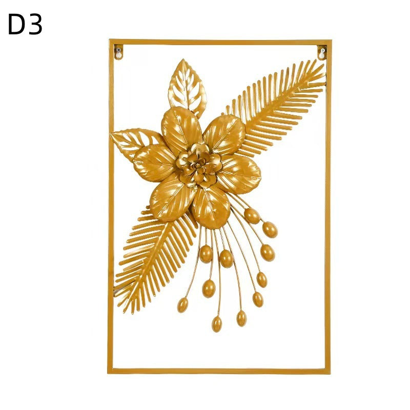 Floral Metal Wall Artwork