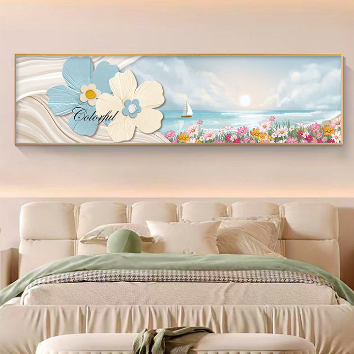 Elegant Feather-Inspired Canvas Wall Art