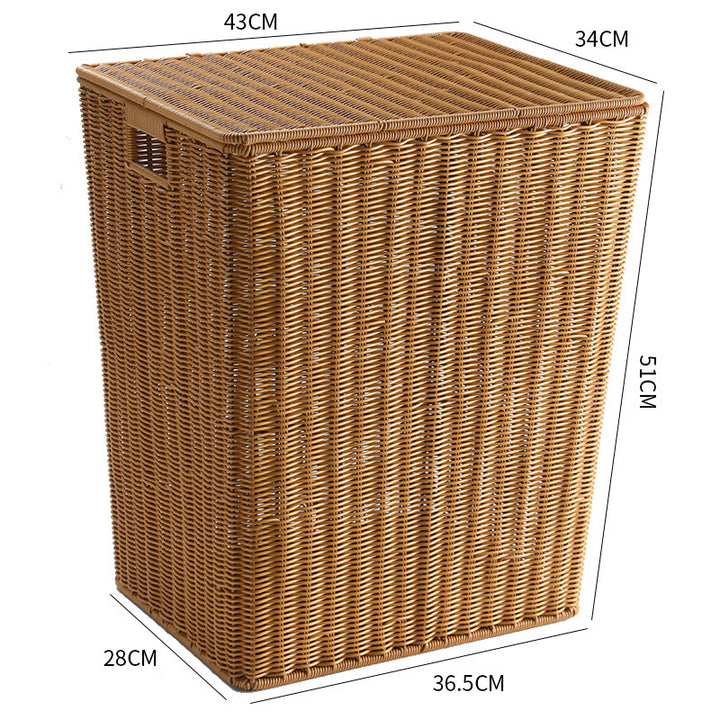 Elegant Handwoven Laundry Basket