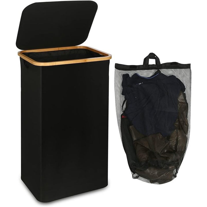 High-quality laundry container with removable inner bag