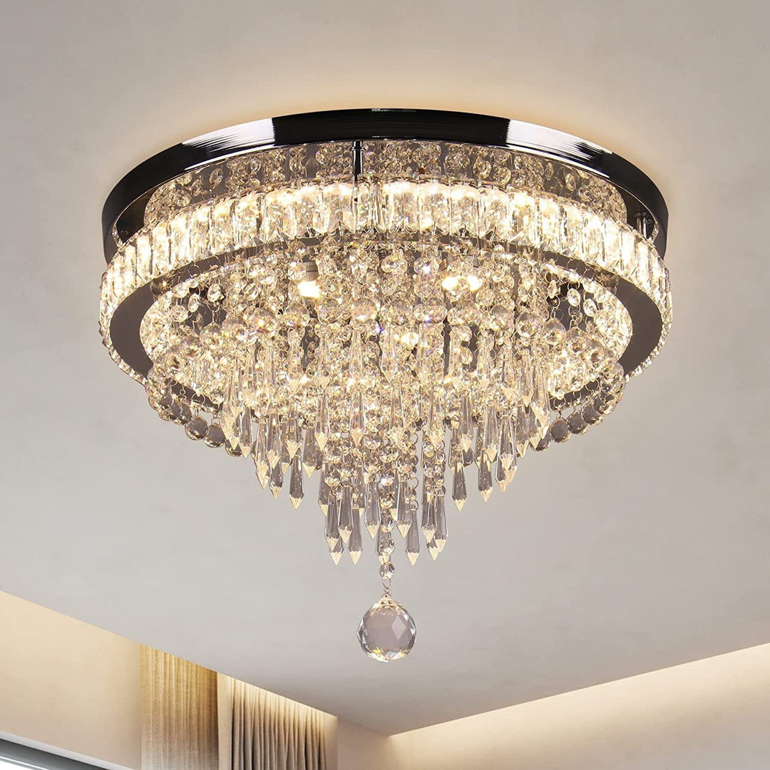 Elegant Crystal Ceiling Light