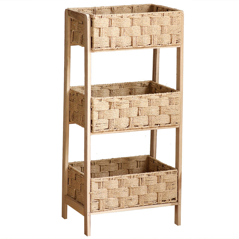 Beef Storage Tower with Woven Baskets