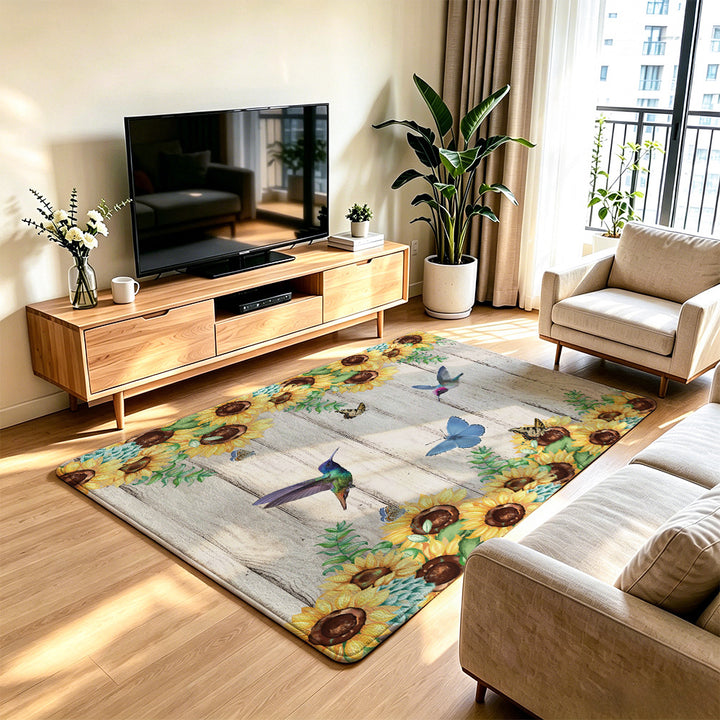 Artistic Floral Area Rug