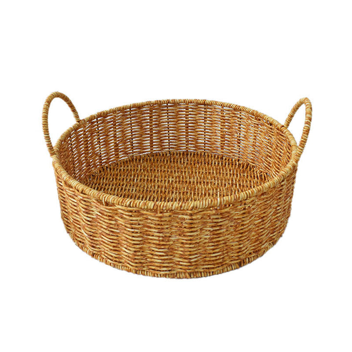 Handwoven Natural Rattan Storage Baskets Set