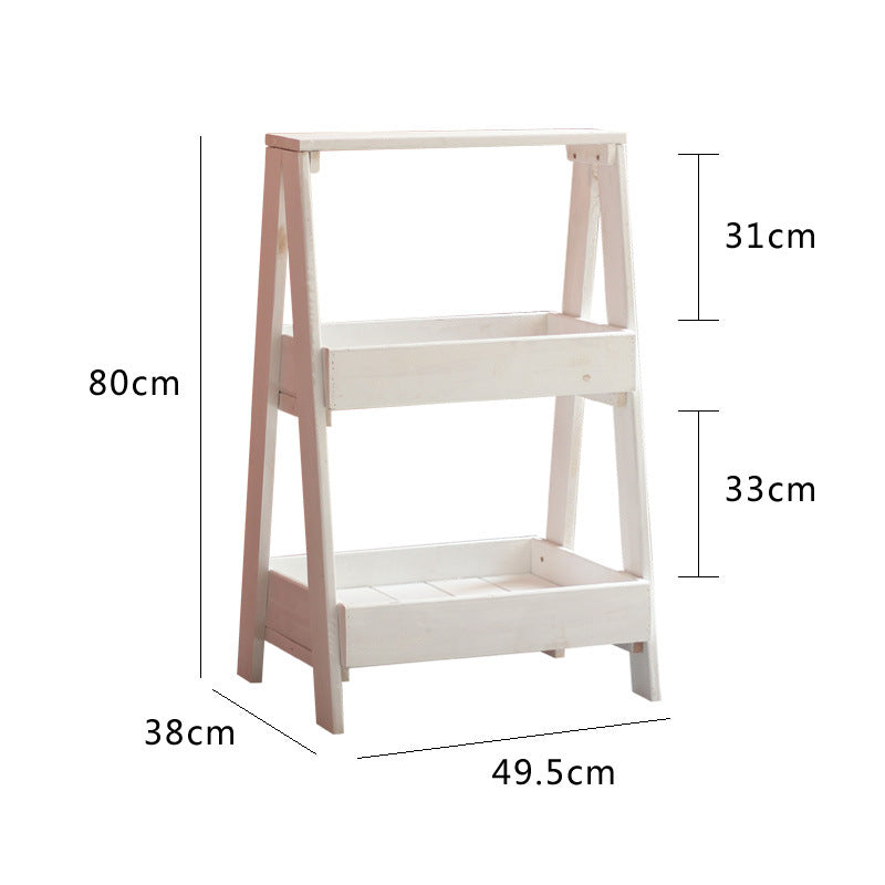 Wooden shelf