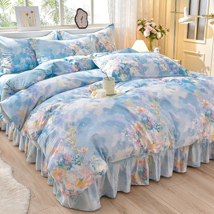 Floral Design Comforter Set