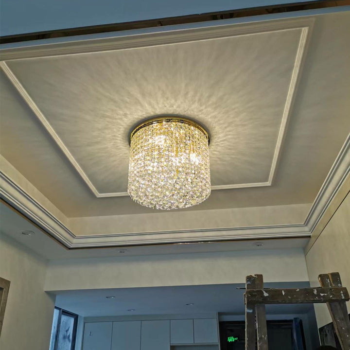 Crystal Cascade Ceiling Light