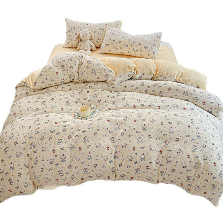 Playful Animal-Themed Bedding Ensemble