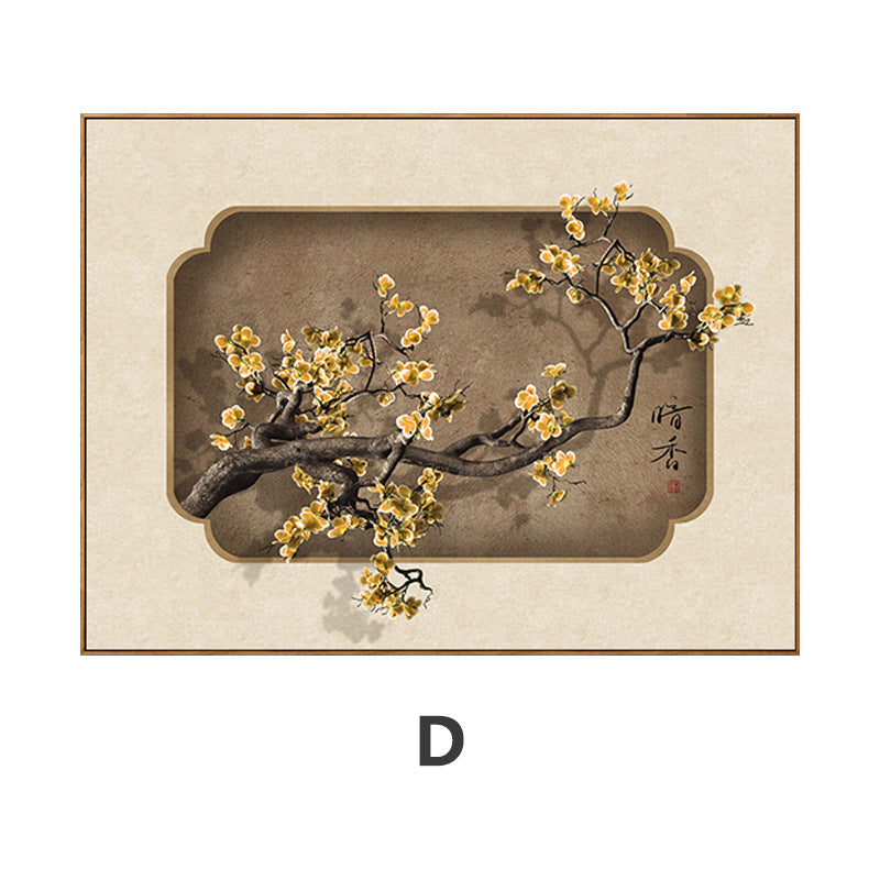 Elegant Framed Floral Blossom Art Print