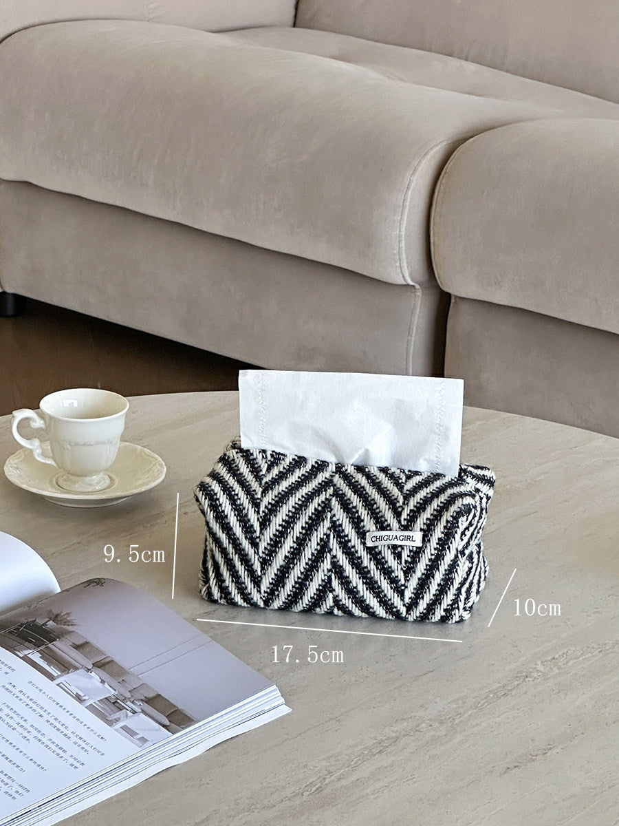 Cozy Knit Tissue Box Cover