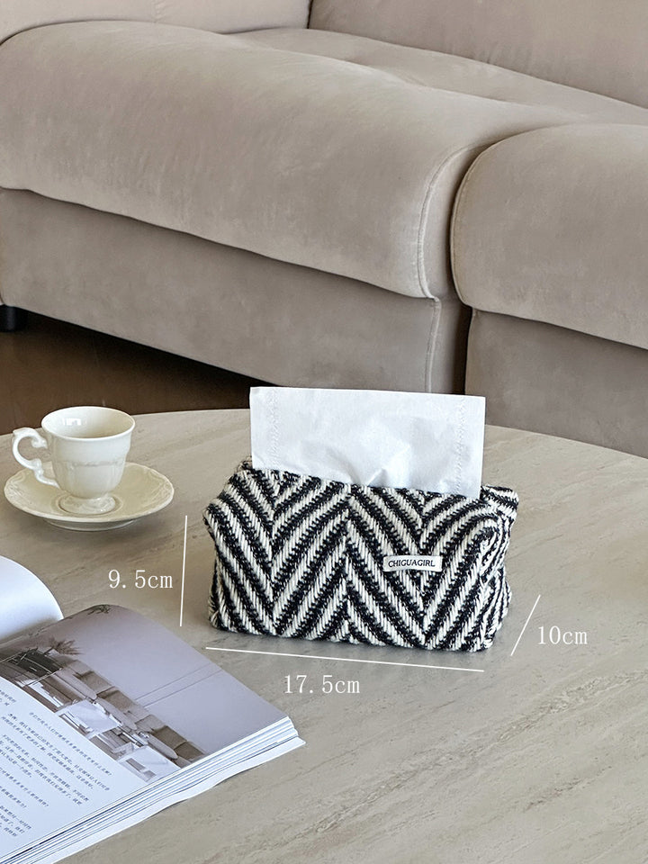 Cozy Knit Tissue Box Cover