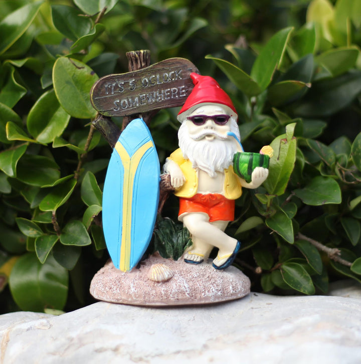 Whimsical Beach Gnome Figurine