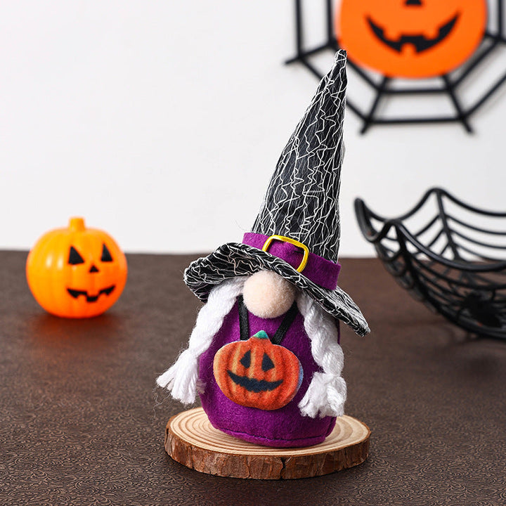 Decorative Halloween Gnome Figure