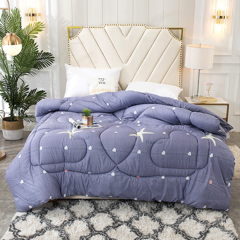 Heart-Shaped Pattern Quilted Comforter