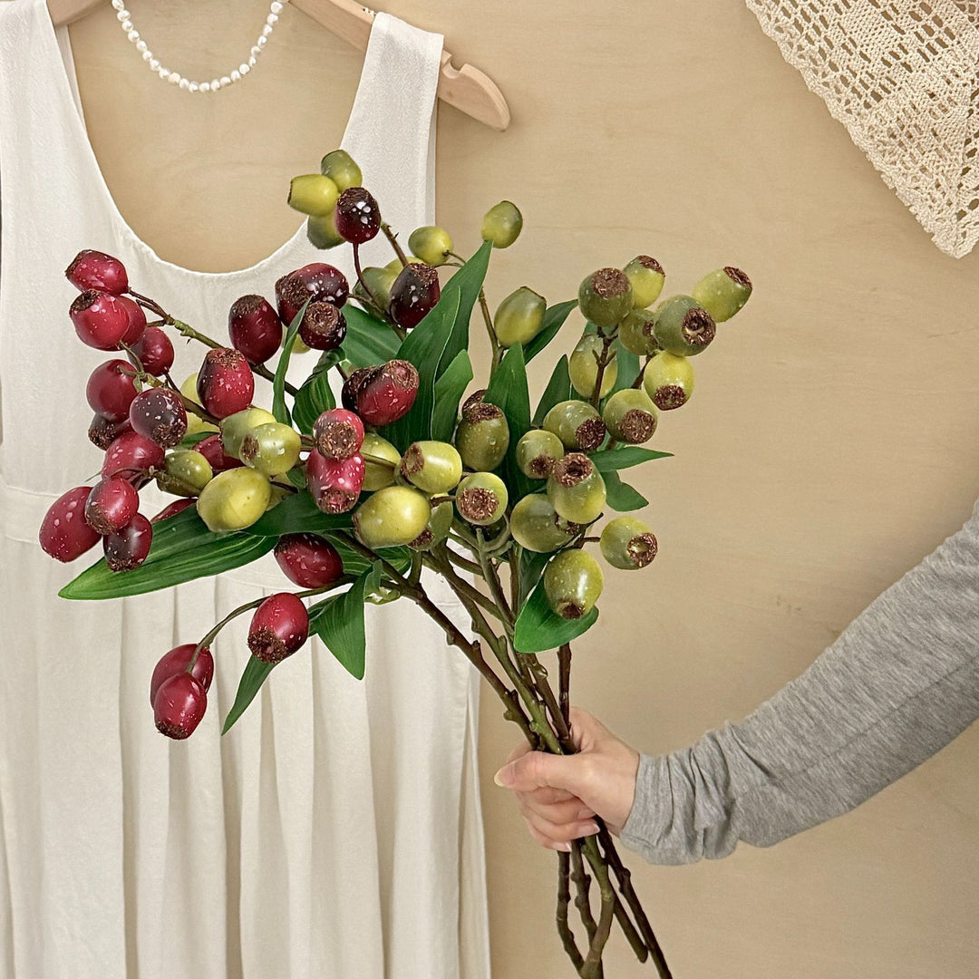 Artificial branch with olives