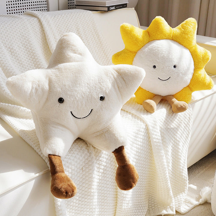 Decorative Plush Banana-Shaped Cushion