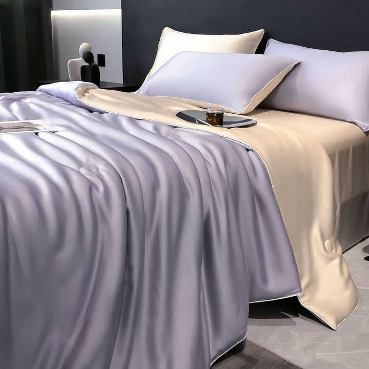 Decorative Luxurious Silk Bedding Set Avarnia
