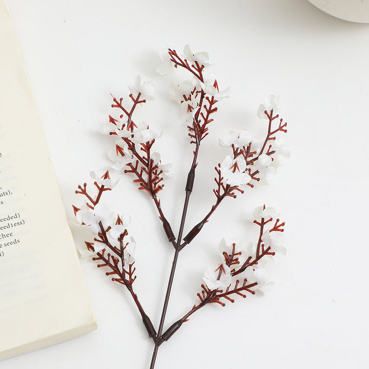 Decorative artificial flower branch