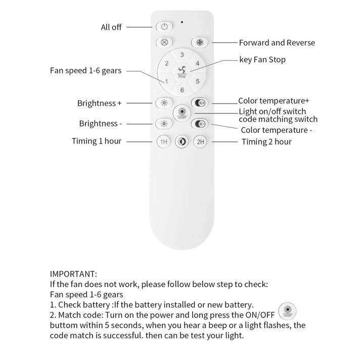 More modern smart ceiling fan