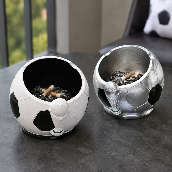 Decorative figure football with glossy surface