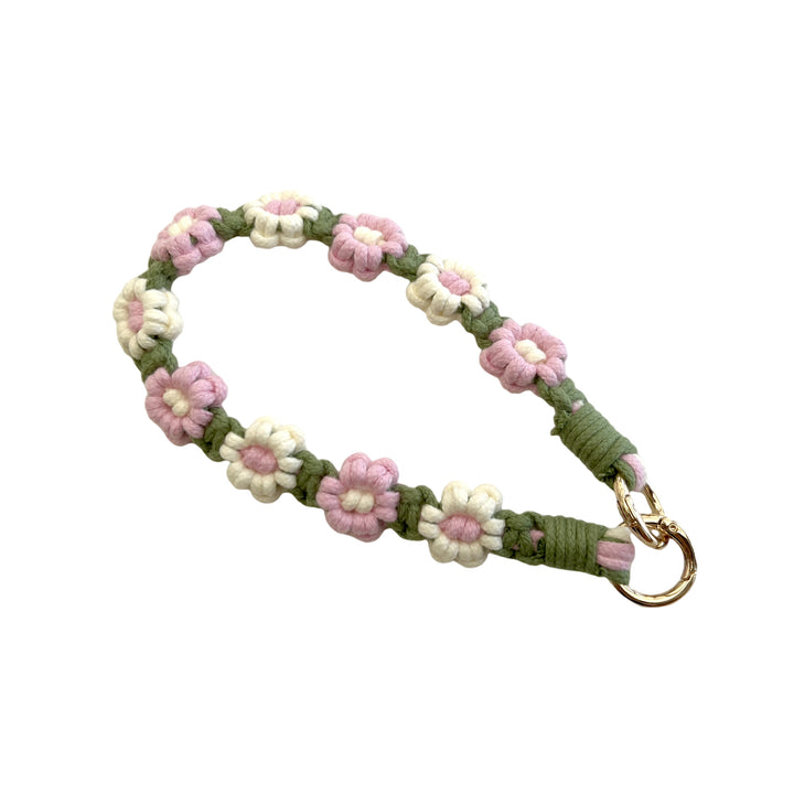 Flower Patterned Keychain Holder