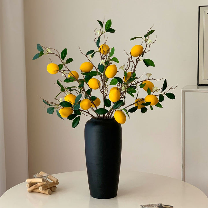 Decorative Lemon Branch Arrangement for Home Display