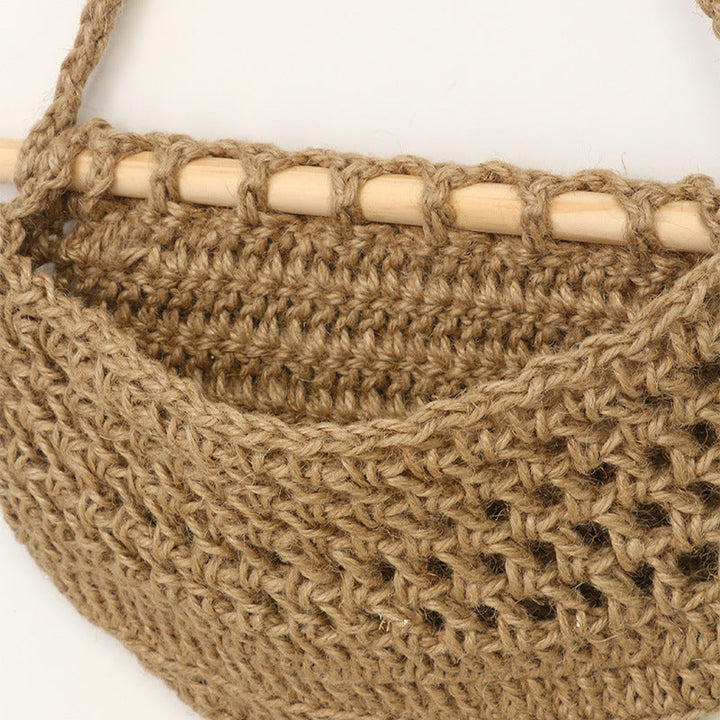 Hanging Crochet Storage Baskets