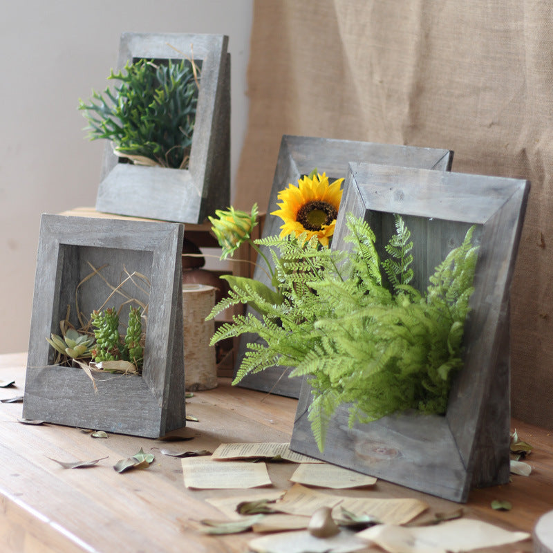 Frame made of solid wood