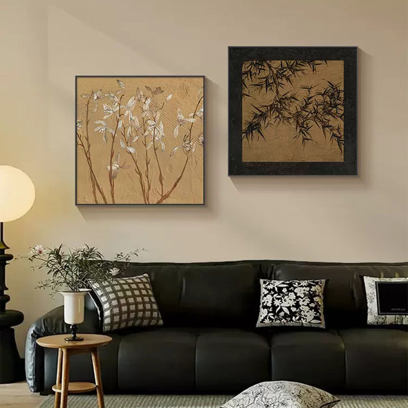 Decorative Floral Framed Artwork