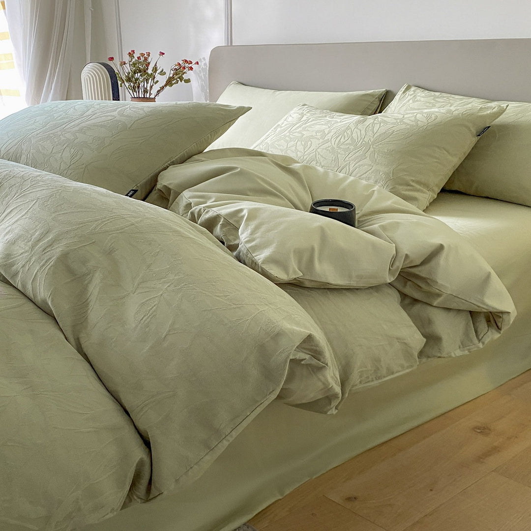 Textured Duvet Cover Set