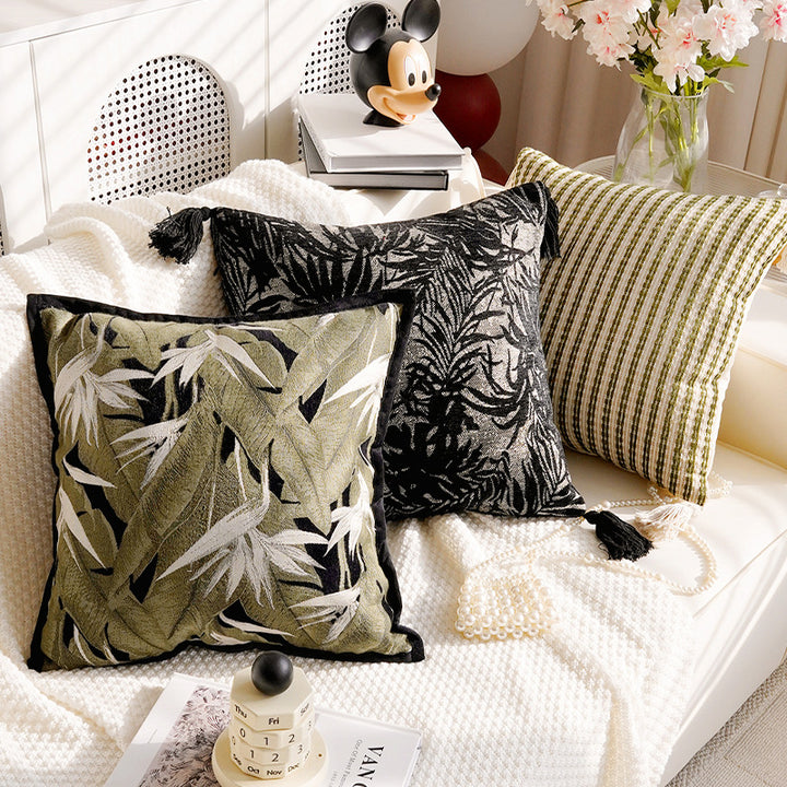 Artistic Botanical Throw Pillow