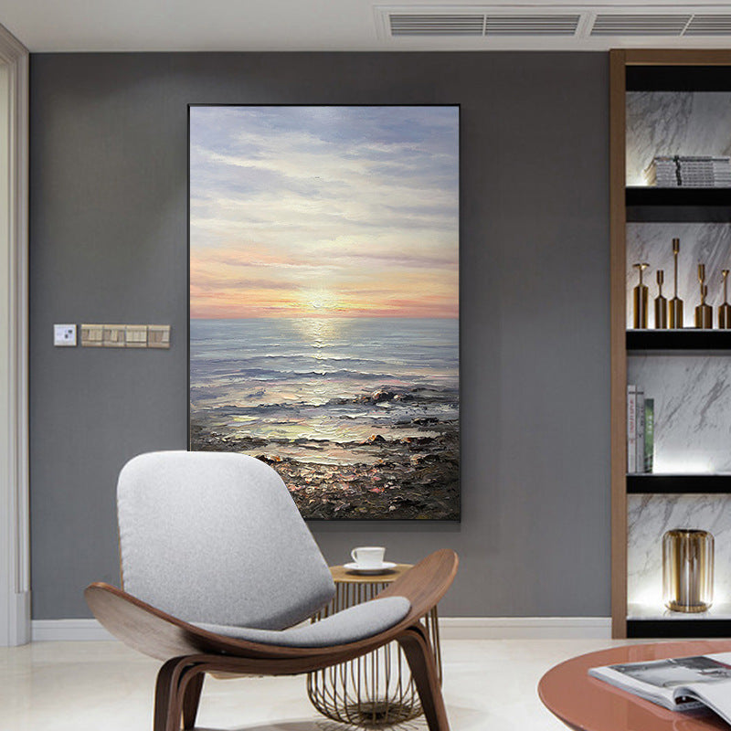 Coastal Sunrise Landscape Wall Art