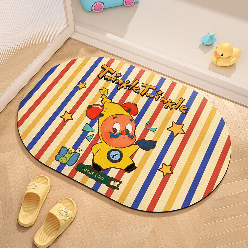 Cute Cartoon Character Welcome Mat