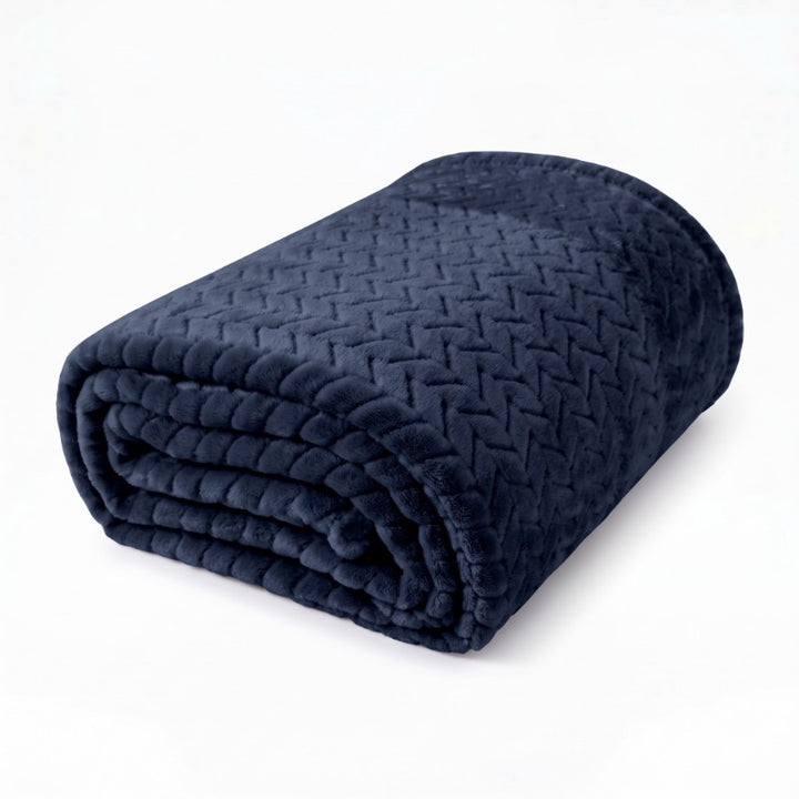 Luxurious Textured Throw Blanket