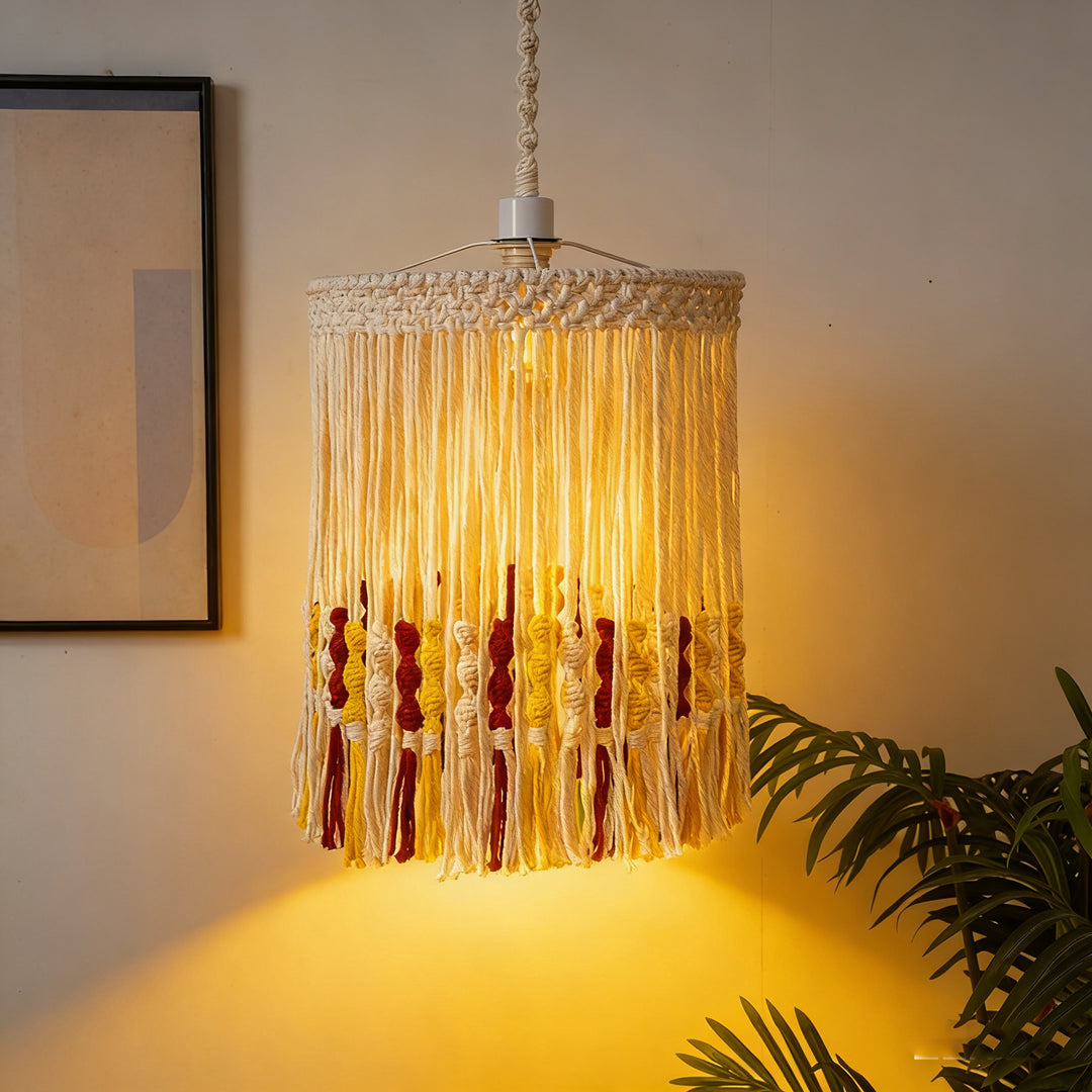 Decorative Macrame Pendant Light Cord