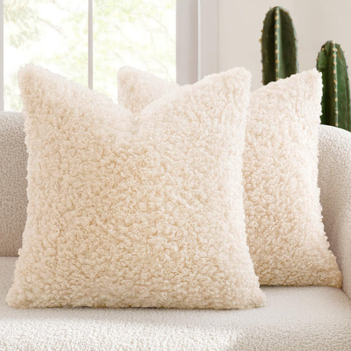 Fluffy Textured Decorative Pillow