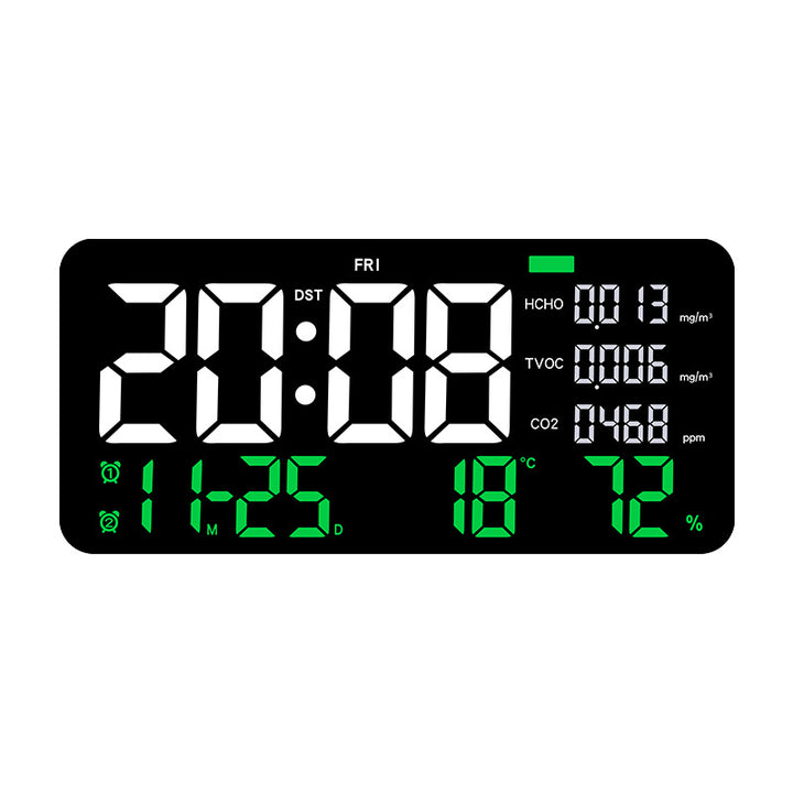 Digital multifunctional weather alarm clock