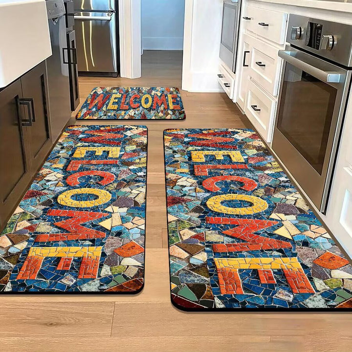 Stone-Inspired Decorative Area Mat