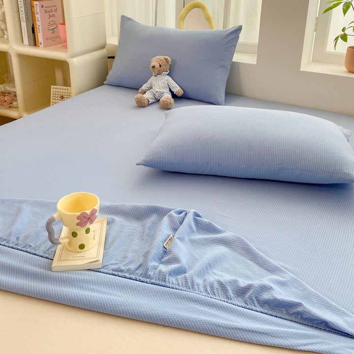 Stretchy Ribbed Mattress Protector