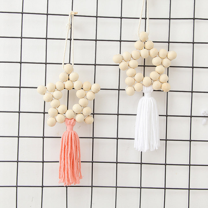 Star-Shaped Decorative Wall Hanging