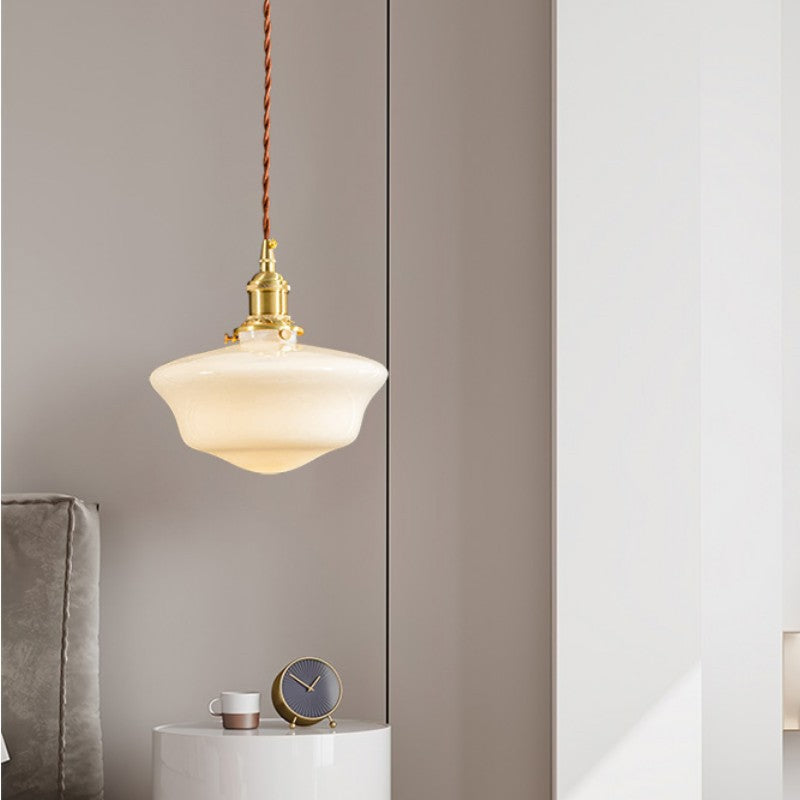 Opalines Glass LED Vintage Pendant Light