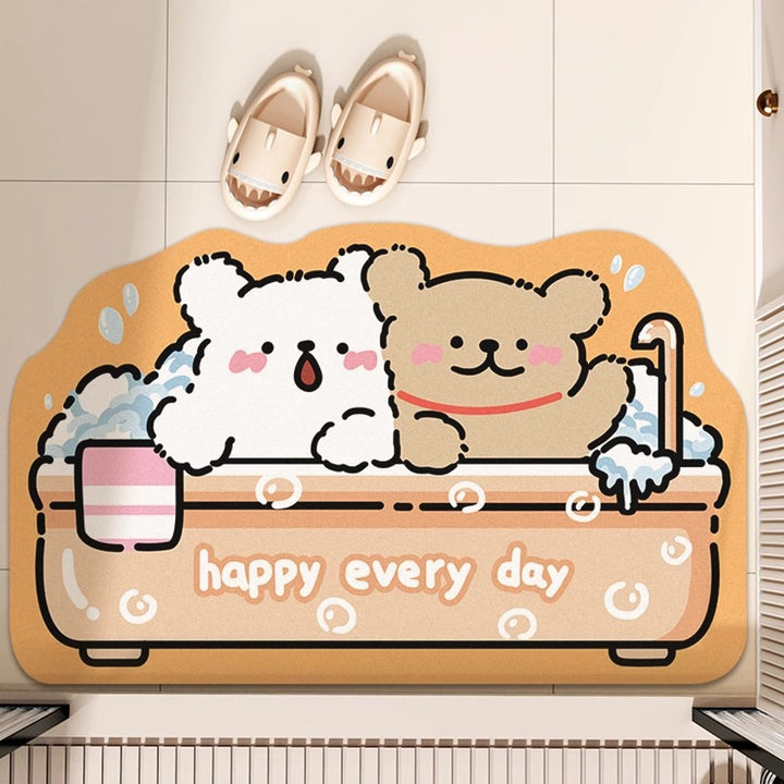 Cartoon-Themed Area Mat
