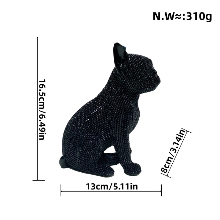 Decorative dog figure in modern design