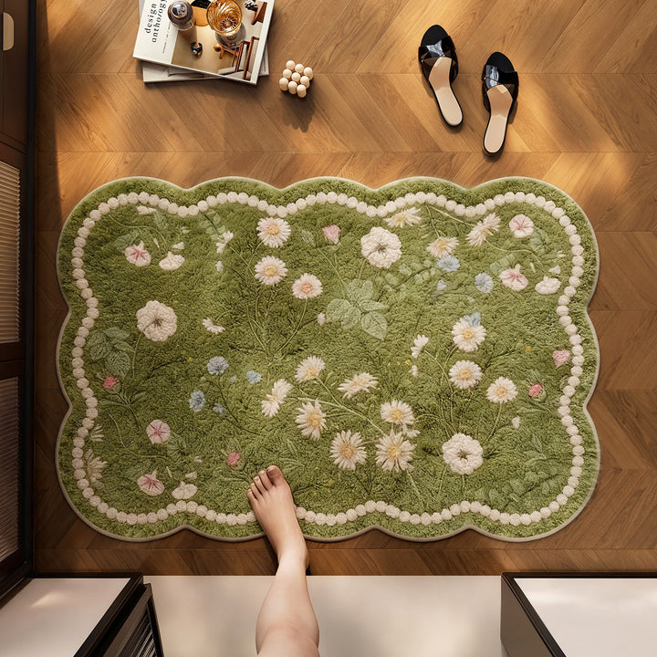 Floral Patterned Area Rug